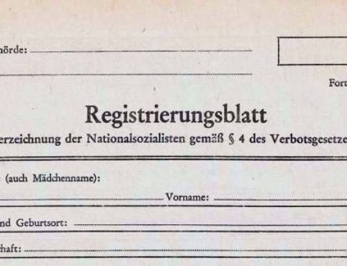 „Ich war nie Nationalsozialist…“